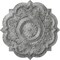Ekena Millwork Deria Ceiling Medallion (Fits Canopies up to 6"), 20 1/4"OD x 1 1/2"P, Ultra Pure White Crackle CM20DRUWC - alternate 1